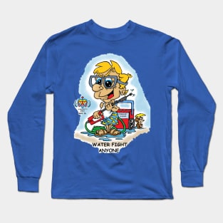 Fritts Cartoons "Water Fight Anyone" Long Sleeve T-Shirt